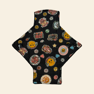 Hippie Stickers Cotton Single Pantyliner