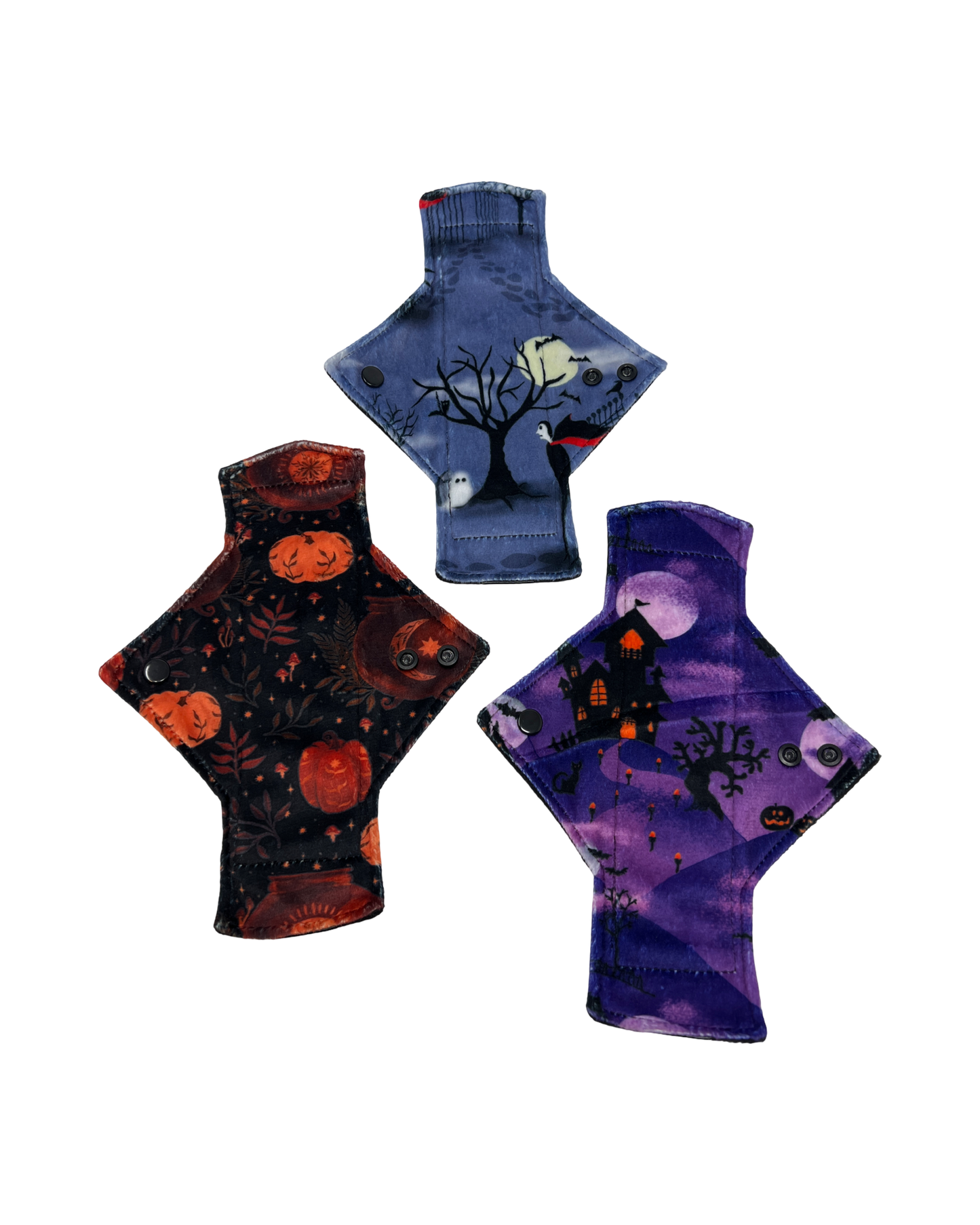 *Discounted* Imperfect Limited Edition Halloween Minky Light Flow Day Pad Set #2