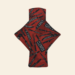 Feeling Stabby Cotton Single Light Flow Day Pad - Tree Hugger Cloth Pads