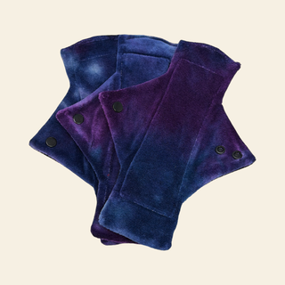 Tie Dye Bamboo Heavy Flow Day Pads x3