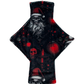 *Discounted* Skull Santa Imperfect Print Placement Minky Single Heavy Flow Day Pad
