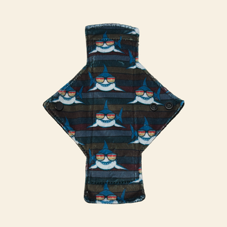 Cool Sharks Minky Single Heavy Flow Day Pad