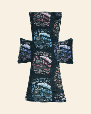 Train Wreck Minky Single Night/Postpartum Pad