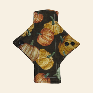Fall Pumpkins Cotton Single Pantyliner