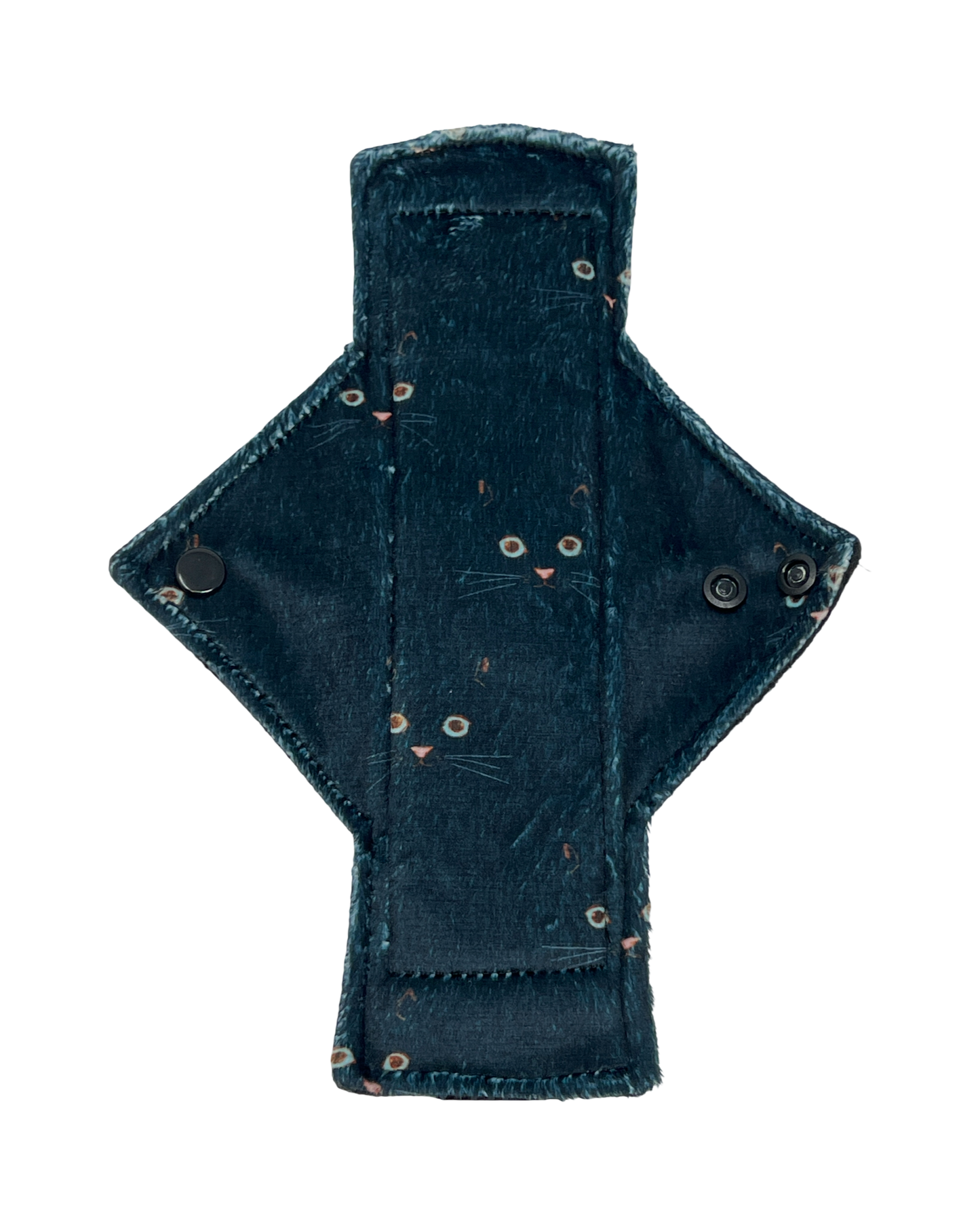 Black Cat Faces Limited Edition Minky Single Heavy Flow Day Pad