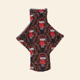 Brown Nutcracker Minky Single Light Flow Day Pad