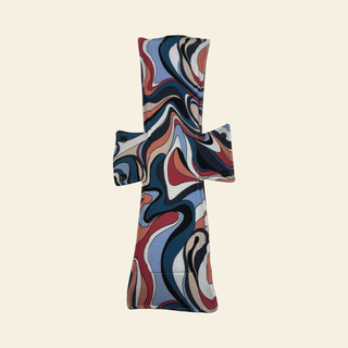 Peach Swirl Jersey Single Super Night/Postpartum Pad 16.5"