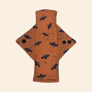 Orange Bats Cotton Single Heavy Flow Day Pad