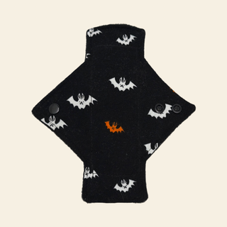 Flannel Bats Cotton Single Pantyliner
