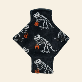 Dino Trick or Treat Minky Single Pantyliner