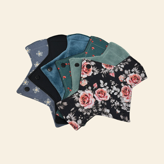 The Ultimate Fabric Sampler -6 different types of fabric Surprise Prints Heavy Flow