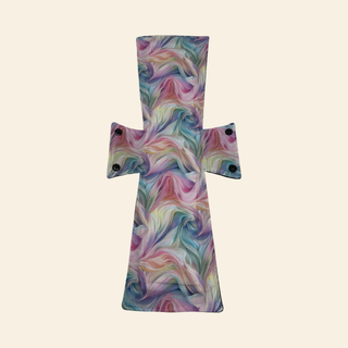 Pastel Swirl Cotton Single Super Night/Postpartum Pad 16.5"