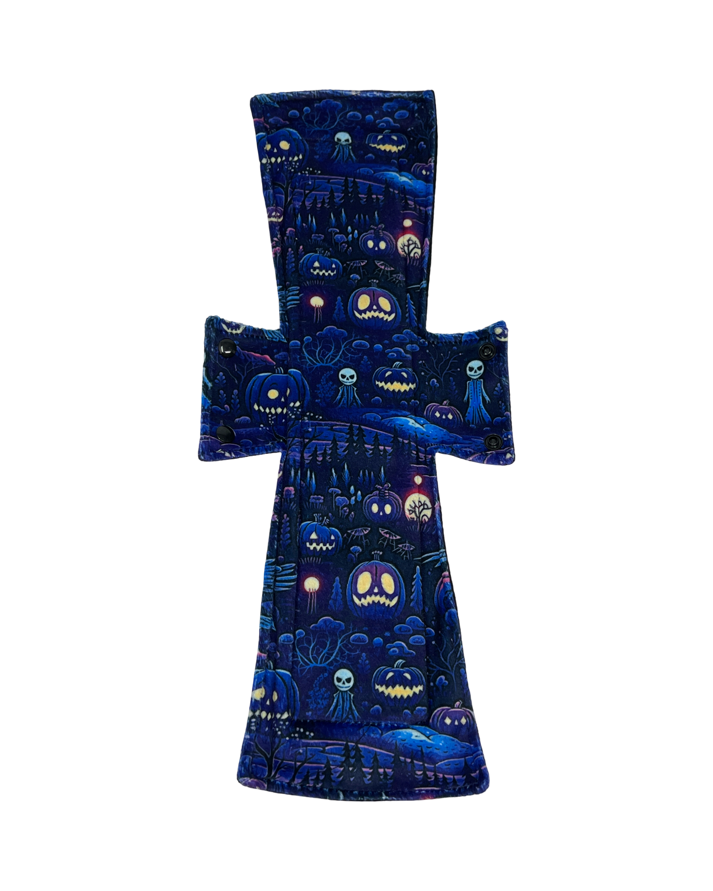 Halloween Blues Limited Edition Minky Single Super Night/Postpartum Pad 16.5"