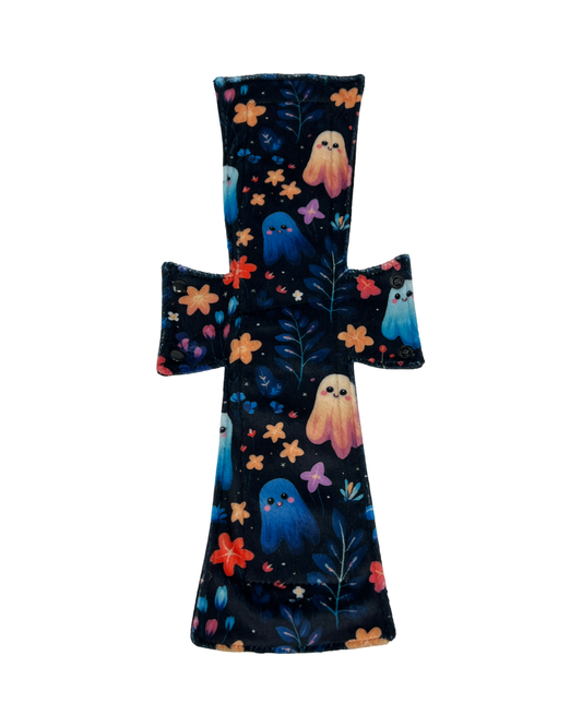 Flower Ghosts Limited Edition Minky Single Super Night/Postpartum Pad 16.5"