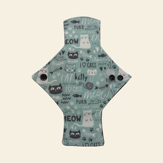 Meow Cotton Single Heavy Flow Day Pad - Tree Hugger Cloth Pads