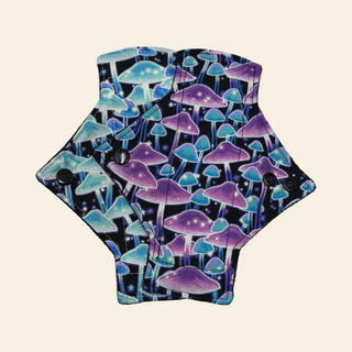 Glowing Mushrooms Cotton Pantyliner Set (2)