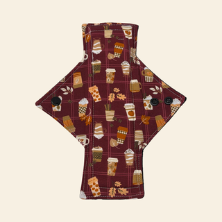 Fall Drinks Cotton Single Heavy Flow Day Pad