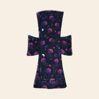 Octopus Minky Single Night/Postpartum Pad - Tree Hugger Cloth Pads