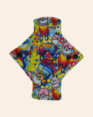 “Llamas” Minky Single Pantyliner