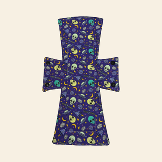 Purple Aliens Cotton Single Night/Postpartum Pad