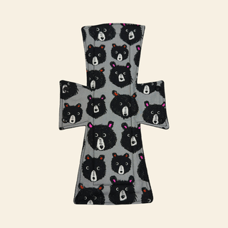 Black Bears Cotton Single Night/Postpartum Pad