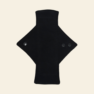 Organic Flannel Black Cotton Single Heavy Flow Day Pad