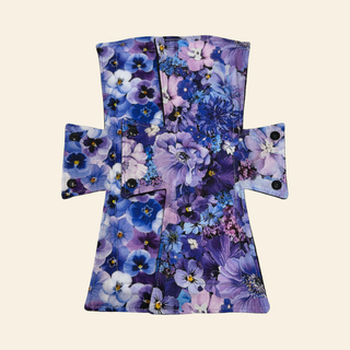 Pansies Cotton Night/Postpartum Pad Set (2)