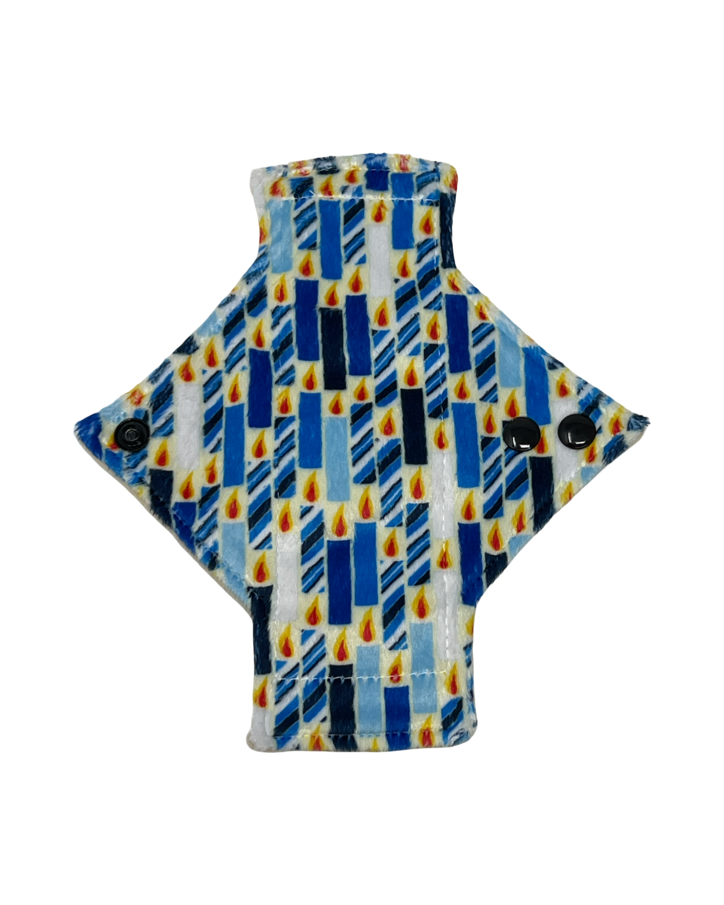 Hanukkah Candles Minky Single Pantyliner