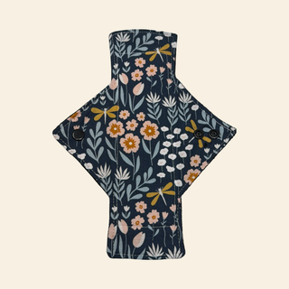 Spring Wishes Cotton Single Heavy Flow Day Pad - Tree Hugger Cloth Pads