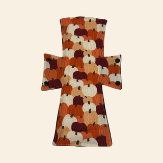 Multi-Coloured Pumpkins Cotton Single Night/Postpartum Pad