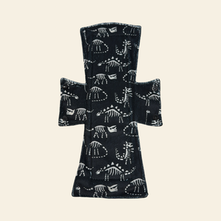Dino Bones Minky Single Night/Postpartum Pad - Tree Hugger Cloth Pads