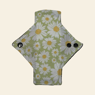 Spring Daisies Cotton Single Pantyliner - Tree Hugger Cloth Pads