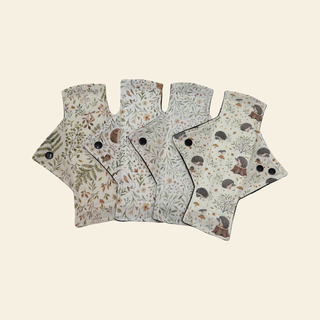 Forest Foliage Cotton Heavy Flow Day Pad Set (4) - Tree Hugger Cloth Pads