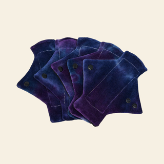 Tie Dye Bamboo Pantyliners x5