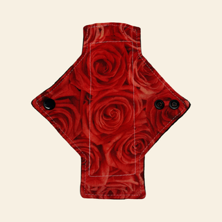 Red Rose Cotton Single Pantyliner