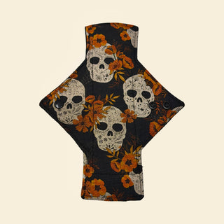Autumn Skulls Cotton Single Light Flow Day Pad
