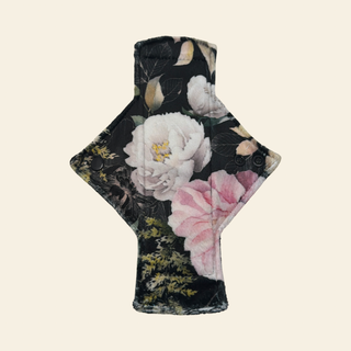 Peonies Minky Light Flow Day Pad - Tree Hugger Cloth Pads