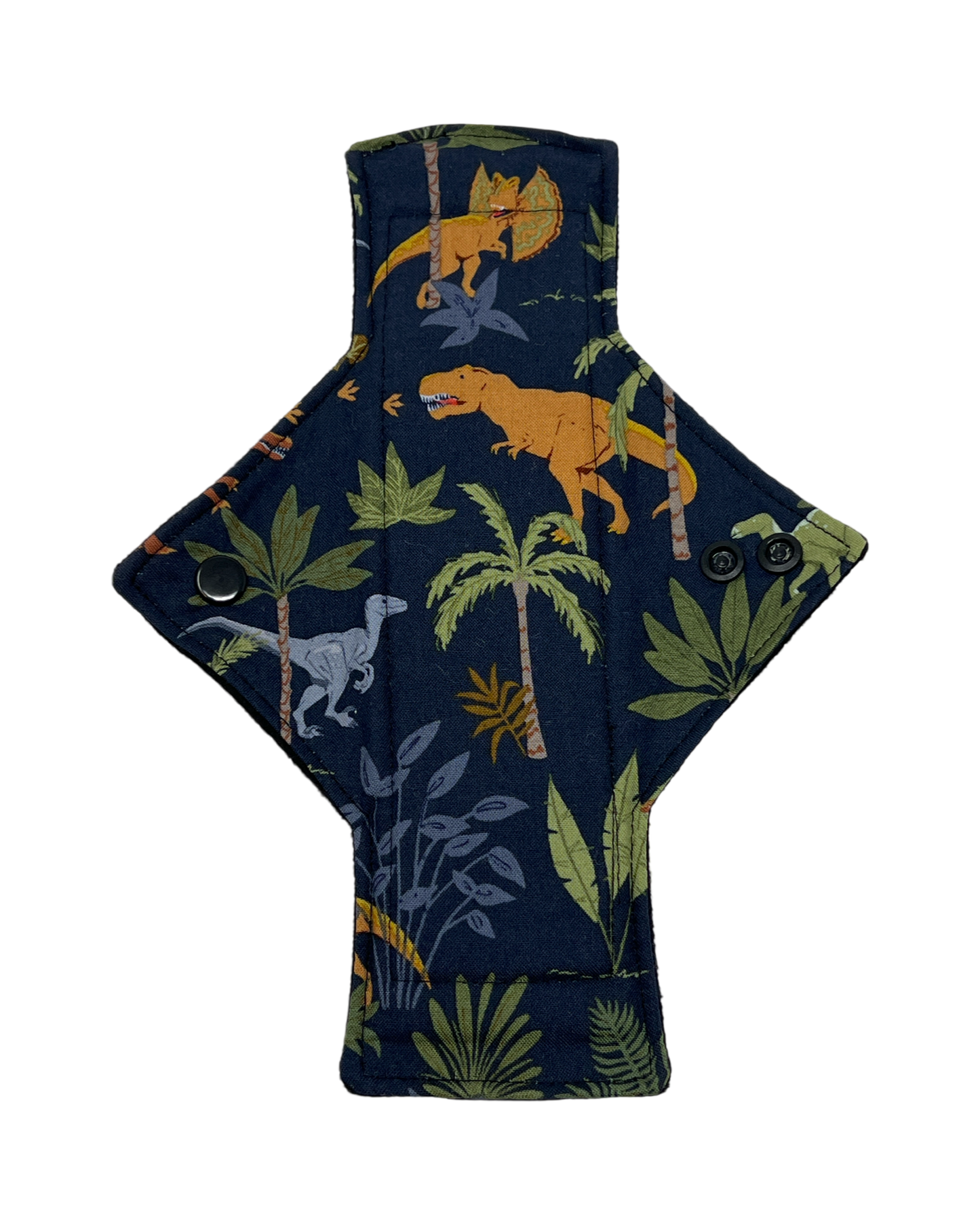 Navy Dinos Cotton Single Light Flow Day Pad