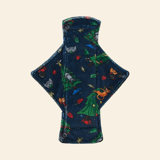 Naughty Cats Minky Single Heavy Flow Day Pad - Tree Hugger Cloth Pads
