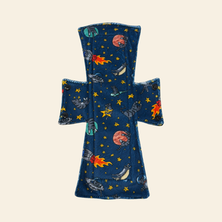 Space Cats Minky Single Night/Postpartum Pad - Tree Hugger Cloth Pads