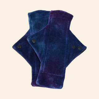 Tie Dye Bamboo Heavy Flow Day Pads x2