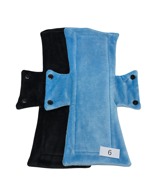 #006 - Imperfect Bamboo Night/Postpartum Pad Set (2)