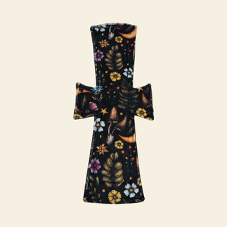 Midnight Forest Minky Single Super Night/Postpartum Pad 16.5" - Tree Hugger Cloth Pads