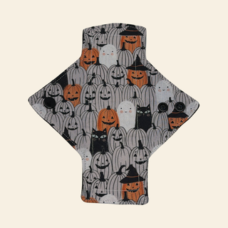 Striped Pumpkins Cotton Single Pantyliner