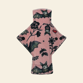 Pink Bats Minky Single Heavy Flow Day Pad
