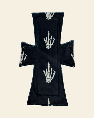 Skeleton Finger Minky Single Night/Postpartum Pad