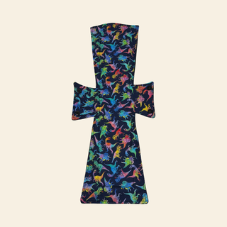 Multi-Colour Dinos Cotton Single Super Night/Postpartum Pad 16.5"