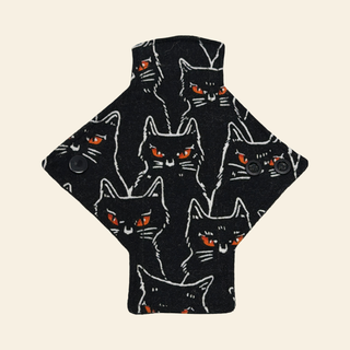 Flannel Orange Eyes Cotton Single Pantyliner