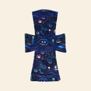 Halloween Blues Minky Single Night/Postpartum Pad
