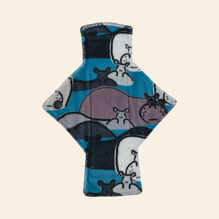 Hippo Minky Single Heavy Flow Day Pad - Tree Hugger Cloth Pads